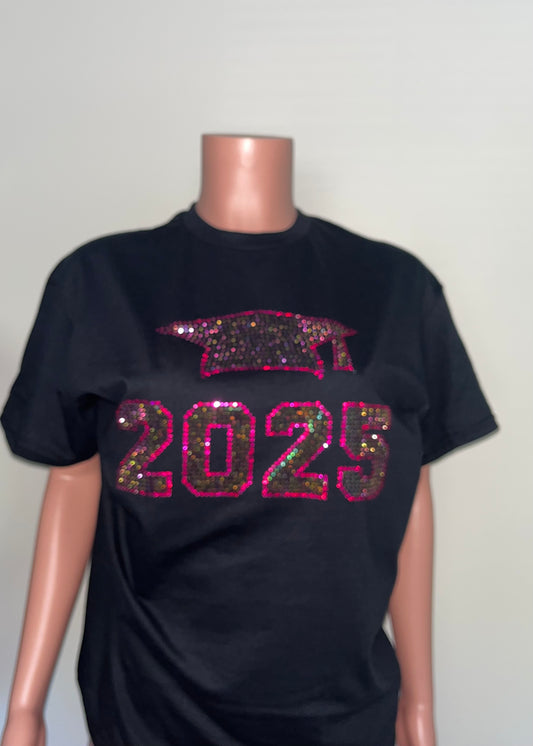 Senior Graduation 2025 Bling Shirt