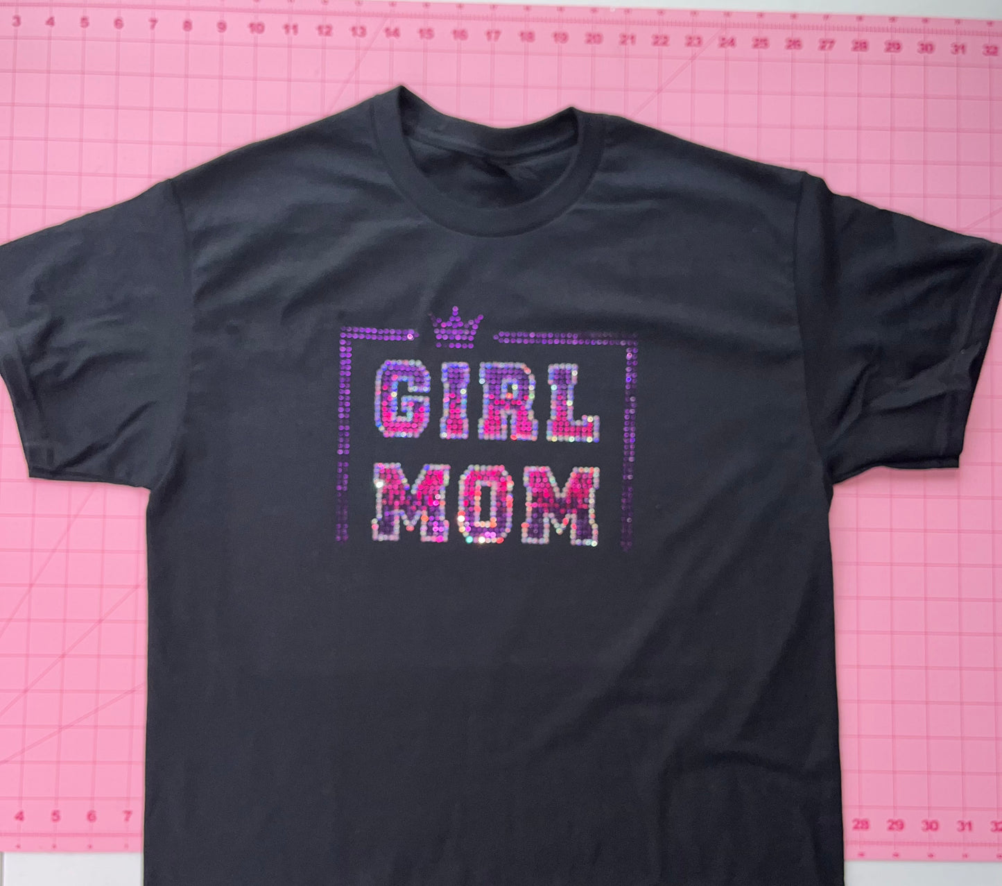 Girl Mom Bling Shirt